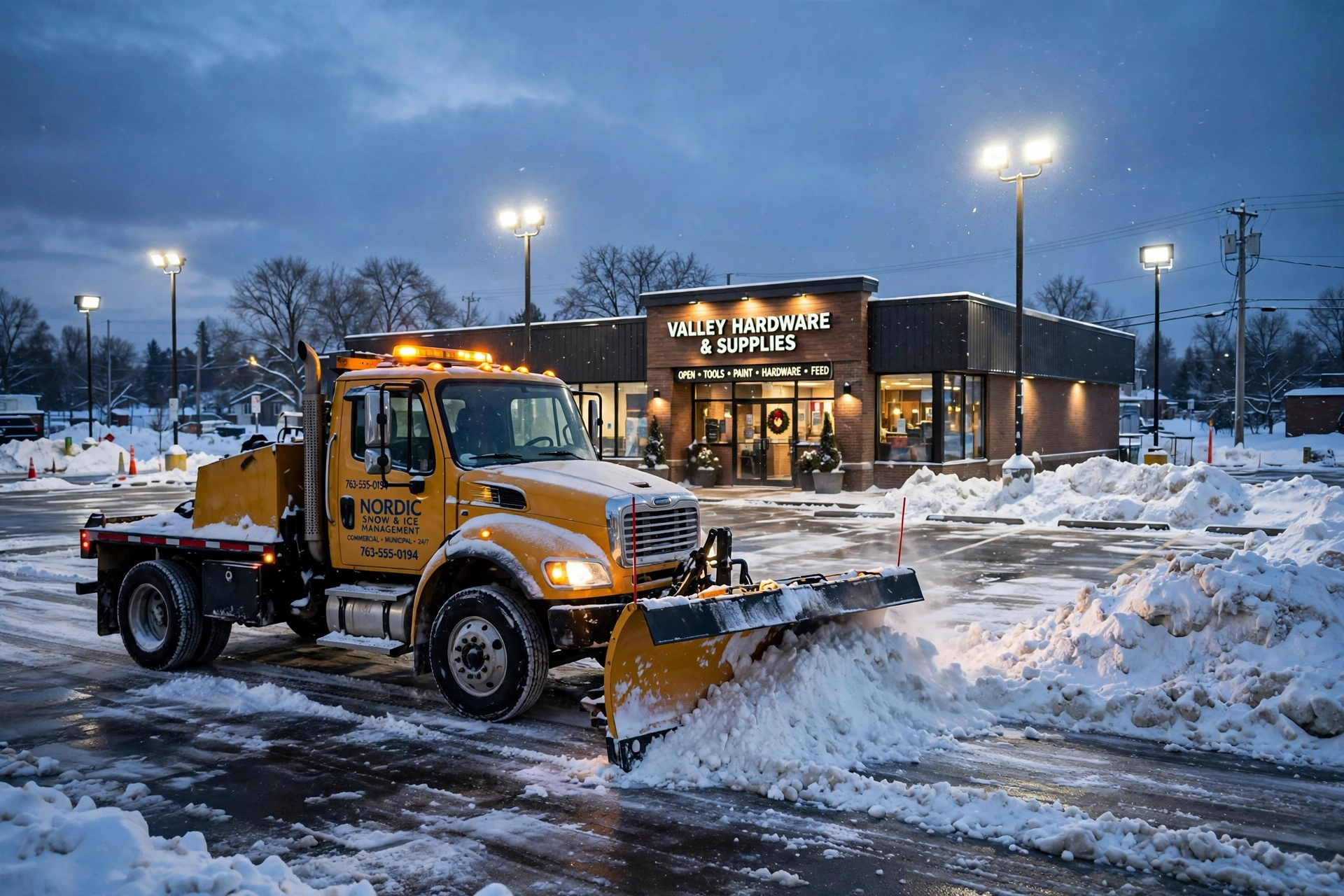 Commercial lot service